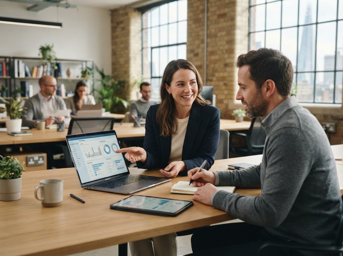 Profiting Opportunity analyst reviewing multi-exchange data on a monitor